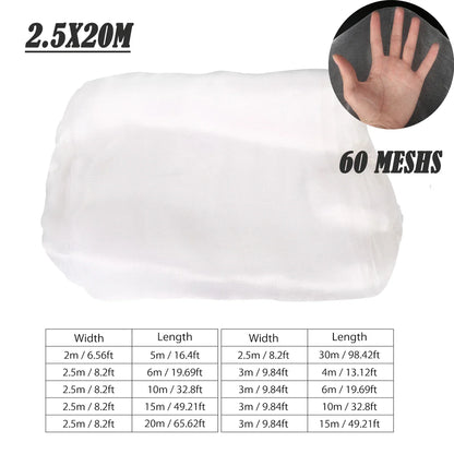 Garden Insect Protection Net – Greenhouse Protective Cover for Flowers, Vegetables, and Fruit Plants