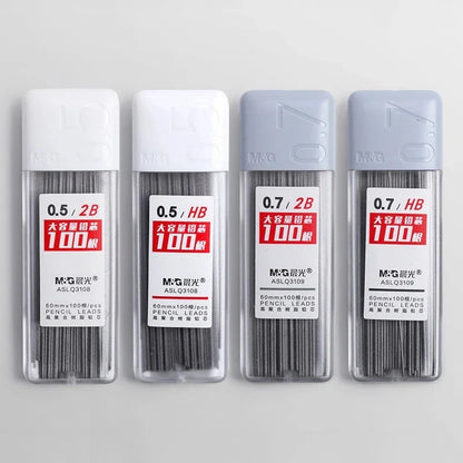2Box 2B/HB Mechanical Pencil Leads 0.5/0.7mm | Automatic Pencil Core Refills | Student Writing Painting Office School Supplies