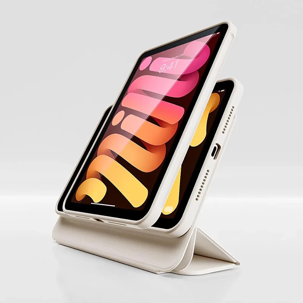 Magnetic Folio Case for iPad Mini 6 & 7 (8.3") – Smart Folding Tablet Cover & Protective Case