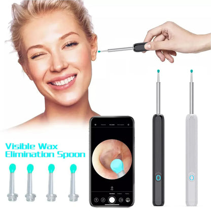 Wireless Smart Visual Ear Cleaner – 1296P Camera Otoscope Ear Wax Removal Health Care Kit