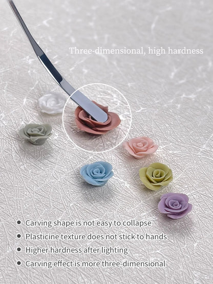 12ml Thick Light Carving Glue – Soft Candy Gel for Ice Flower Style, Non-Washable Armor Oil Glue for Nail Salon Use