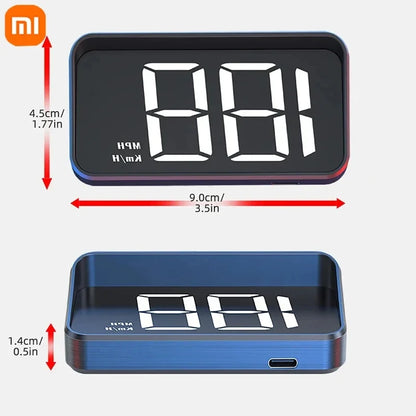 Xiaomi Car HUD Speedometer – Digital GPS Compass Head-Up Display Windshield Projector Multifunctional Accessory