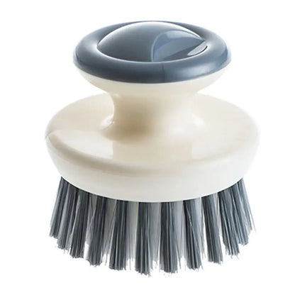 Multipurpose Dish Brush with Handle – Stiff Bristle Kitchen Scrubber for Cleaning Sink, Pots & Pans