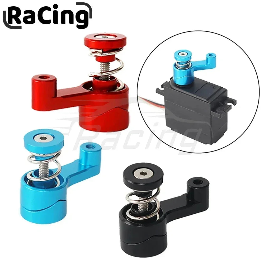 21T Aluminum Alloy Servo Saver & Arms Set | Metal Upgrade for MJX 14210/14209/14702B RC Monster Trucks