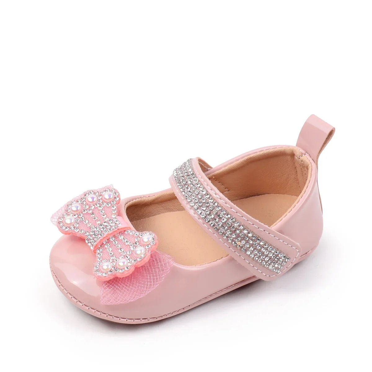 Baby Princess First Walking Shoes - Anti-Slip Learning Walker Shoes for Ages 0-1
