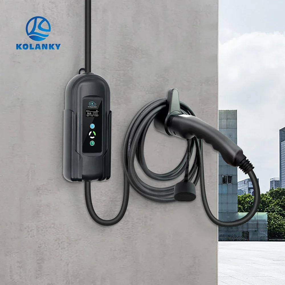 Portable EV Charger Control Box Holder – Electric Vehicle Charging Plug Wallbox Holder, Easy Installation