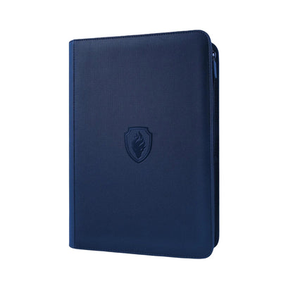9-Pocket Zipper Card Binder - 360 Trading Card Holder Book, Premium PU Cover, Durable Side Loading Card Binder