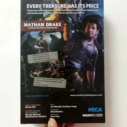 NECA Uncharted 4 Nathan Drake Action Figure – Collectible Toy Model, Creative Gift for Kids