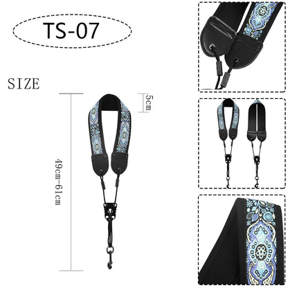 Saxophone Neck Strap - Adjustable Leather Universal Fit for Soprano, Alto, Tenor Sax with Secure Closed Hooks