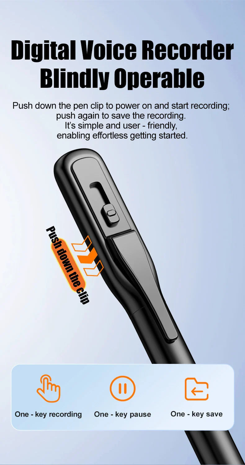 Famue 64GB Professional Meeting Recorder — 360° Omnidirectional, 1536kbps Lossless Audio, 25H Battery, HD Noise Reduction