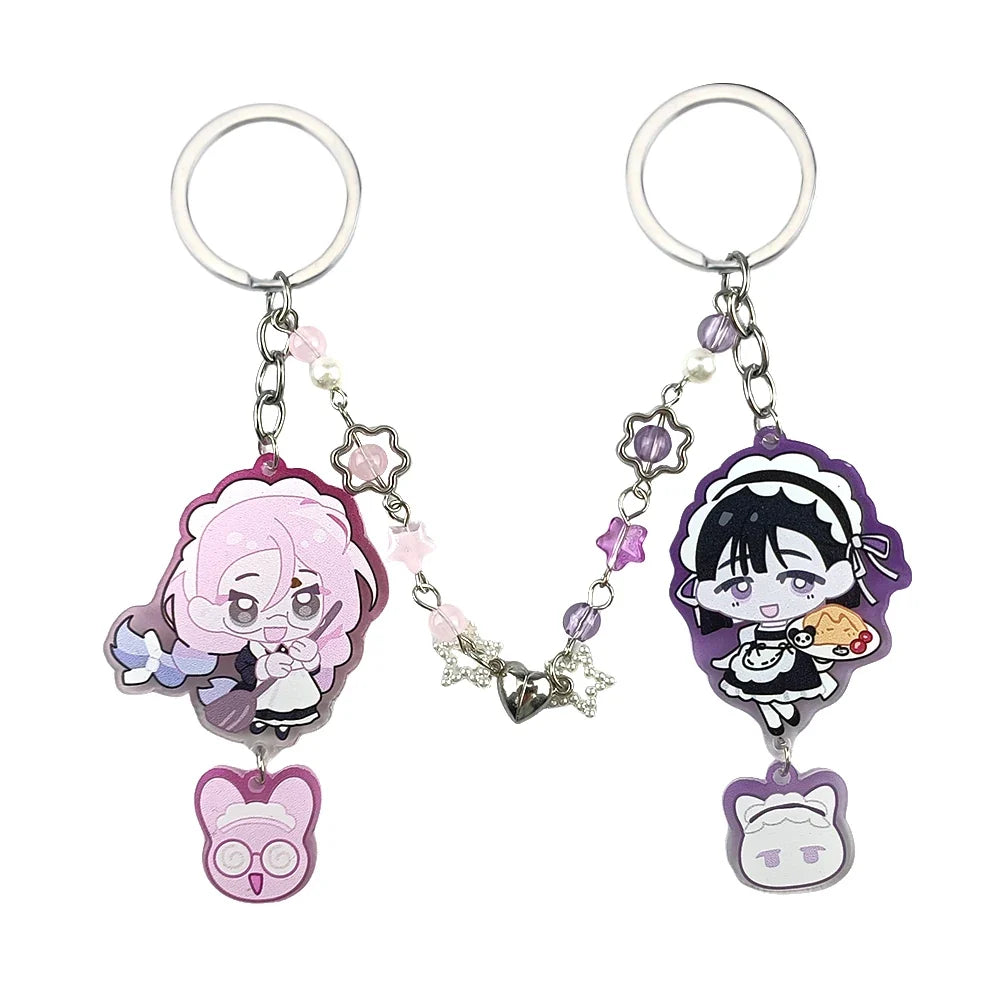 Alien Stage Acrylic Matching Keychains - Luka Mizi Hyuna Ivan Keyrings for Backpacks, Phones & Christmas Gifts