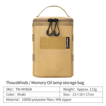 Thous Winds Memory Mini Oil Lamp – Portable Retro Camping Lantern for Hike, Picnic, and Backpacking