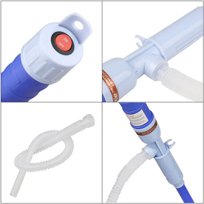 Electric Liquid & Oil Transfer Pump – Powered Water & Fuel Suction Pump for Outdoor Car, Vehicle, Gas & Liquid Transfer