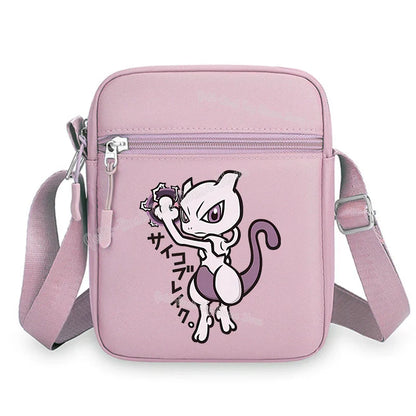 Pokemon Pikachu Cartoon Shoulder Bag – Large Crossbody Messenger Bag for Boys & Girls School Handbag