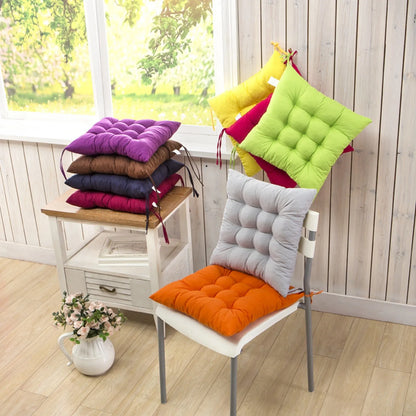 40cm Non-Slip Chair Seat Cushion – Soft Throw Pillow with Fixed Rope, Home & Office Sofa Comfort Cushion Pad