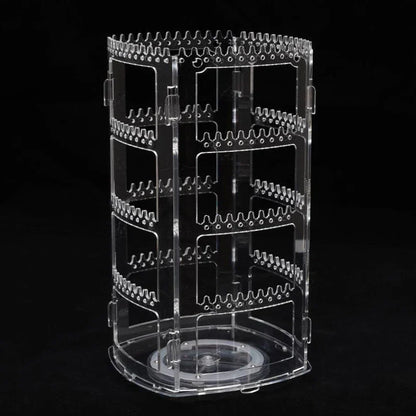 Rotating Jewelry Display Rack – Ear Clips, Earrings & Necklace Organizer Stand
