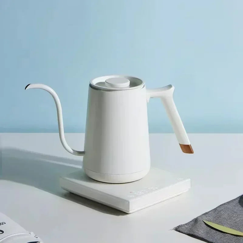 Timemore Fish Smart Electric Pour-Over Kettle 600ml — Temperature Control Coffee Pot for Hand Brew, 220V, Perfect Gift