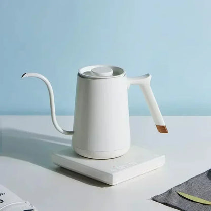 Timemore Fish Smart Electric Pour-Over Kettle 600ml — Temperature Control Coffee Pot for Hand Brew, 220V, Perfect Gift