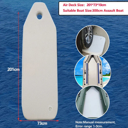 PVC Air Deck Floor Inflatable Boat – 149–294cm Drop Stitch Wear-Resistant Assault & Drifting Speedboat Floor Deck