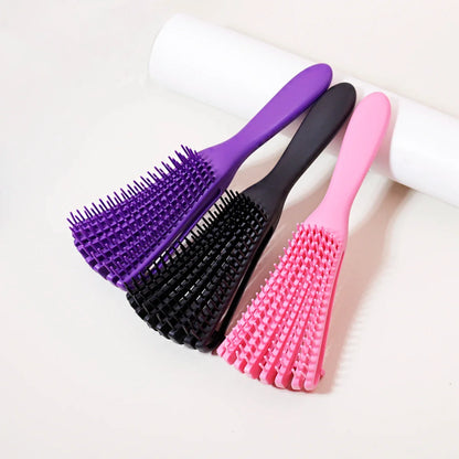 Scalp Massage Hair Brush - Anti-Static Detangling Curl Brush for Salon Styling & Wigs