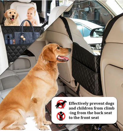 SEAMETAL PU Leather Car Handbag Holder - Seat Back Hanging Storage Organizer for Auto Interior