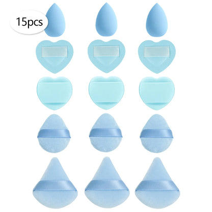 15/30/60 Mini Makeup Sponges – Beauty Powder Puff for Concealer, Liquid Foundation & Face Cosmetics