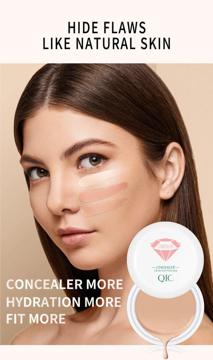 High Coverage Concealer – Anti-Dark Circle, Freckle & Long-Lasting Waterproof BB Cream Foundation for Face Makeup
