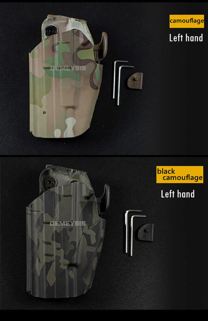 Adjustable Gun Holster — Right/Left Hand Waist Carry Case for Tactical Pistols