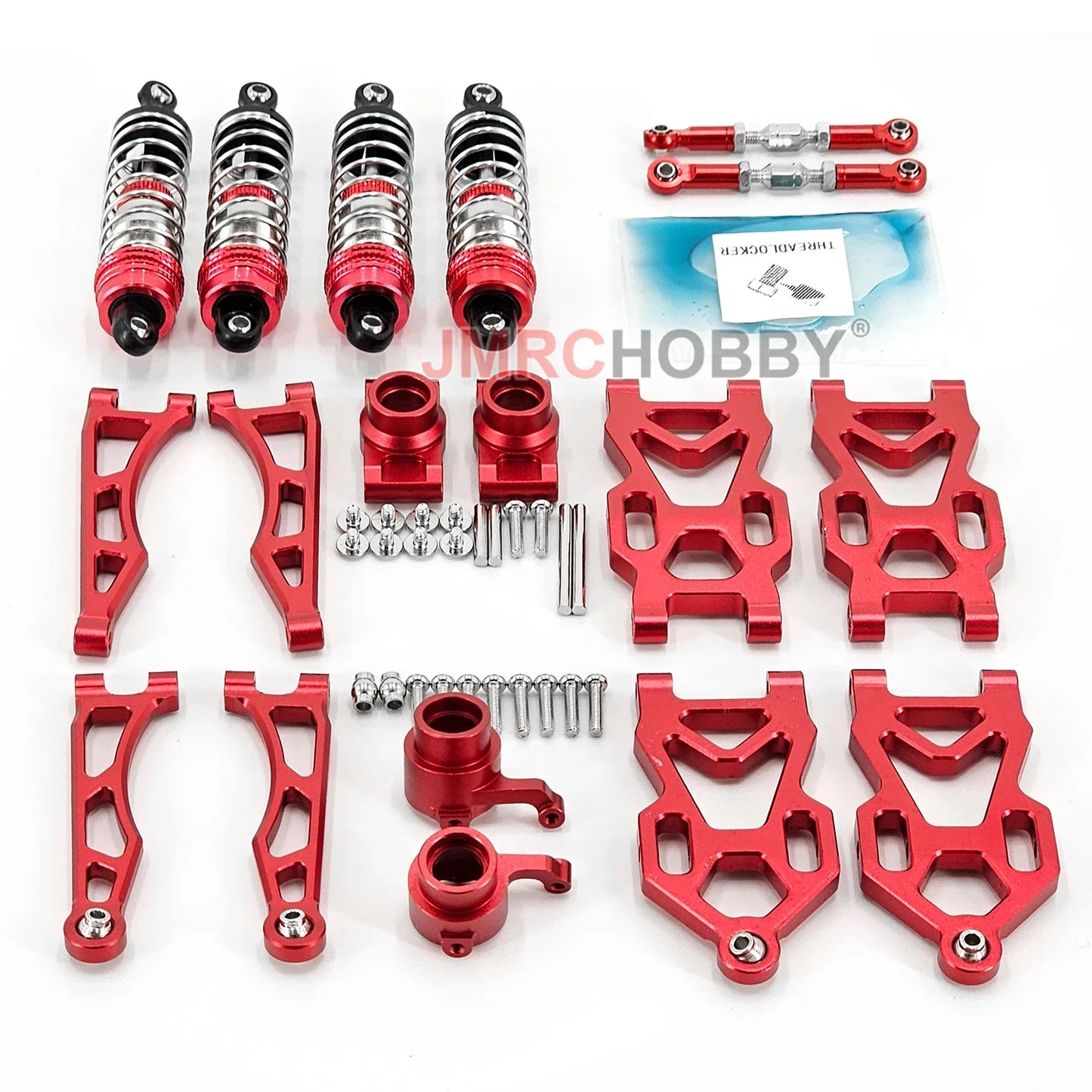 SCY Upgrade Metal Parts — Front & Rear Suspension, Wheel Hubs, Bearings, Steering Rod, Aluminum Components for 16101, 16102Pro, 16104, SG116, Q130