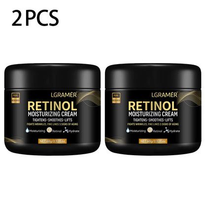 Men’s Retinol Face Moisturizer – Anti-Aging Wrinkle Cream for Hydration, Pore Minimizing & Smooth Bright Skin
