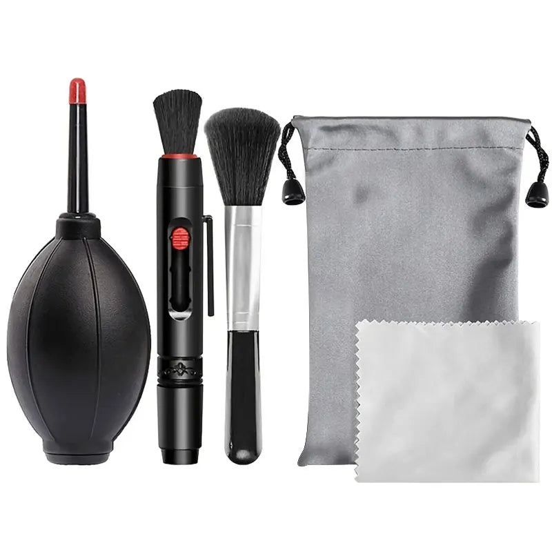 SLR Digital & Mirrorless Camera Cleaning Kit — Includes Air Blower, Lens Cloth for Canon, Nikon, Laptop, Keyboard