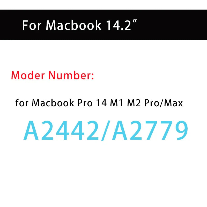 HD Clear Screen Protector for MacBook Pro & Air — Soft Film for 13", 14", 15", 16" (M1 & M2, Pro & Max)