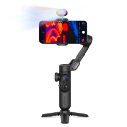 AOCHUAN RGB Magnetic Fill Light for Gimbal - LED Video Photography Light with 3 Brightness Levels & 7 Color Adjustments for Phone Selfie & Live