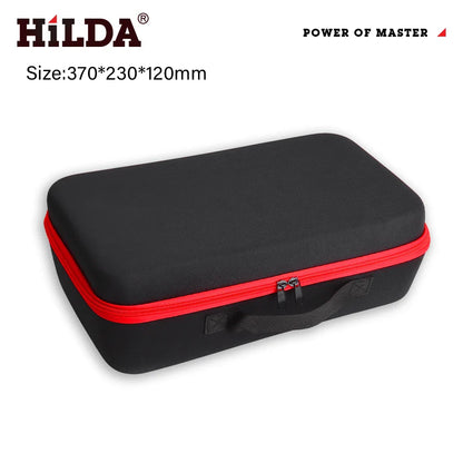 HILDA Large Capacity Waterproof Tools Bag – Electrician Hardware Organizer, 3 Sizes with Red Edges