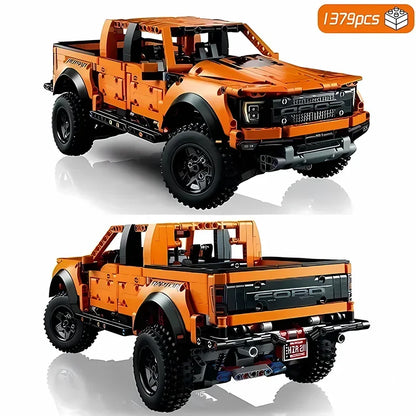 2024 New 1379PCS F-150 Truck Car Building Blocks – Off-Road Pickup Bricks MOC 42126 Toy for Kids, Boys Birthday Gifts