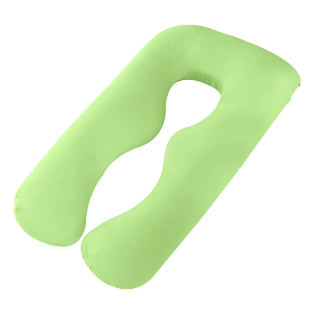 Pure Cotton U-Shaped Maternity Pillow Case – Pregnancy Pillow Cover for Women