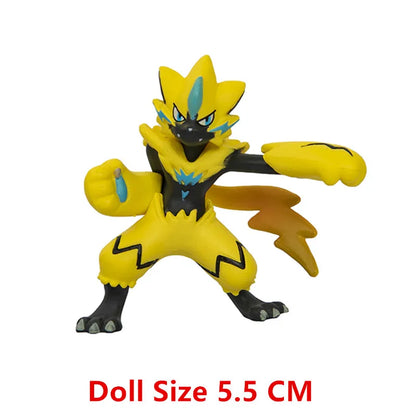 Pokemon Anime Figures – Pikachu, Eevee, Gengar & More Cartoon Action Model Toys for Kids, Bulk Purchase