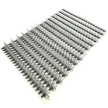 HBZGTLAD 280Pcs 3D Mink Eyelash Clusters Set – Handmade 10D 60D 80D Natural Style False Eyelashes Extension Bundle Pack