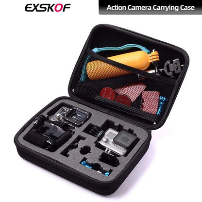 Large Carry Case Storage & Travel Bag for GoPro Hero 13–8, Insta360 X5–X3, DJI Action 5–3, AKASO, SJCAM