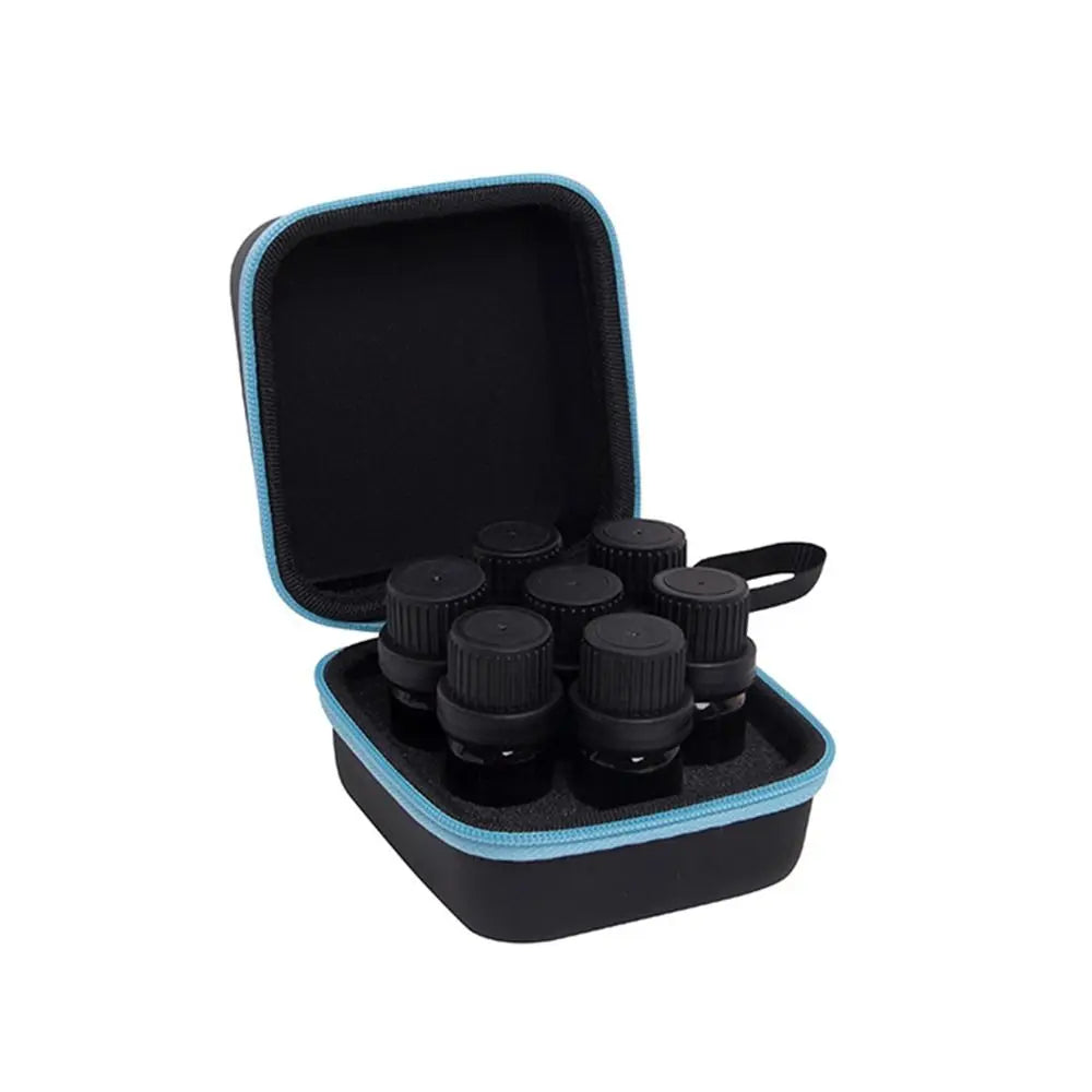 Essential Oil Travel Case – 7-Slot Organizer for 5ml DoTERRA Bottles, Portable Roller Bottle Storage Bag