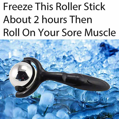 Deep Tissue Massage Ball Roller — Sore Muscle Relief for Neck, Back, Feet & Plantar Fasciitis