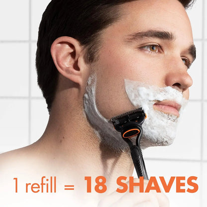 Gillette Fusion5 Men's Razor - 5-Layer Blade Shaver with Lubrastrip for a Comfortable and Safe Shave