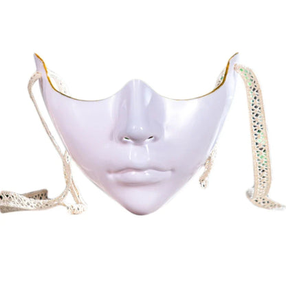 Masquerade Half Face Mask for Men & Women – Cosplay Halloween Eyemask, Costume Eye & Mouth Cover