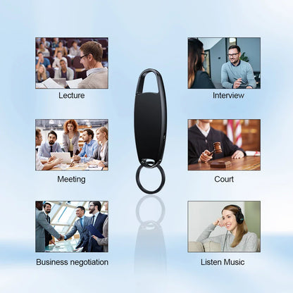 Vandlion V13 USB Digital Voice Recorder – One-Button Record, OTG MP3 Flash Drive, Hi-Fi Noise Reduction Dictaphone