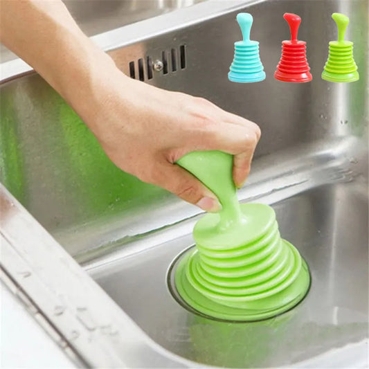 Powerful Suction Cup Drain Plunger – Pipeline Dredge Tool for Sink, Toilet & Pipe Cleaning