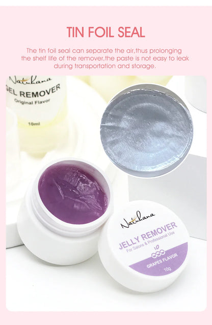 NATUHANA Eyelash Extension Jelly Remover – Fast, Safe, Non-Irritating Gel Glue Remover for Makeup