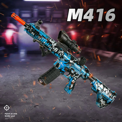 M416 Electric Blaster Toy Gun – Outdoor Gel Bullet Shooting Sport for Parent-Child Interactive Games