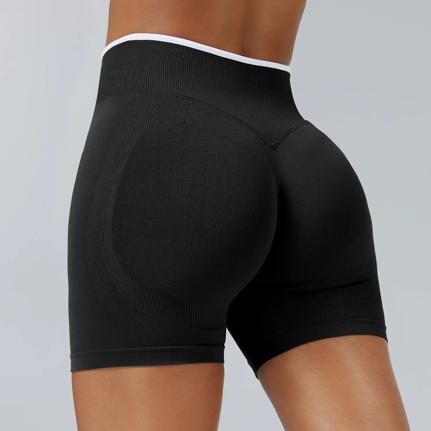 Women’s High Waist Seamless Yoga Shorts – Quick Dry Breathable Gym Fitness Sportswear Training Shorts