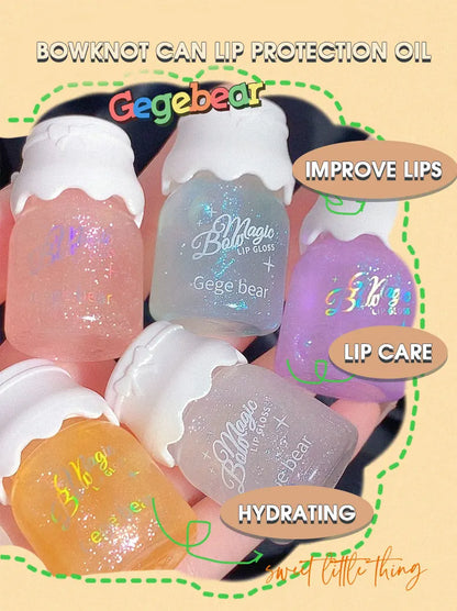 Butterfly-Shaped Milk Can Lip Balm – Moisturizing with Shimmering, Pouty Lips Effect