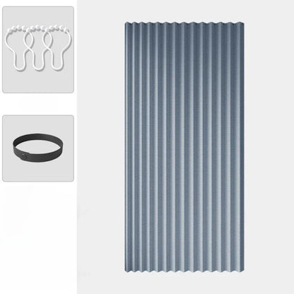 Pleated Accordion Folding Door Curtain – Privacy Panel for Bedroom, Wardrobe, Shoe Rack & Room Partition